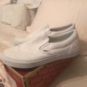 Vans checkerboard trueWhite classic slip-on